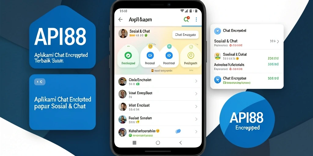 Antarmuka pengguna <strong>API88</strong> yang menarik dan fungsional untuk Chat Encrypted.