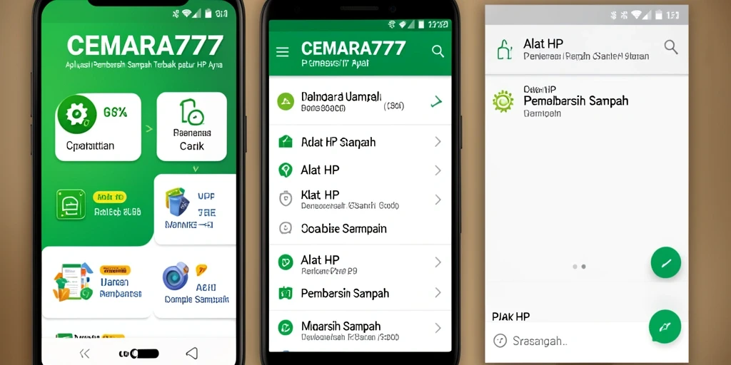 Tampilan antarmuka utama CEMARA777 yang sederhana dan intuitif.