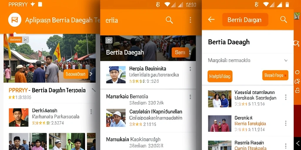 Tampilan antarmuka aplikasi PPRRYY yang modern dan user-friendly.